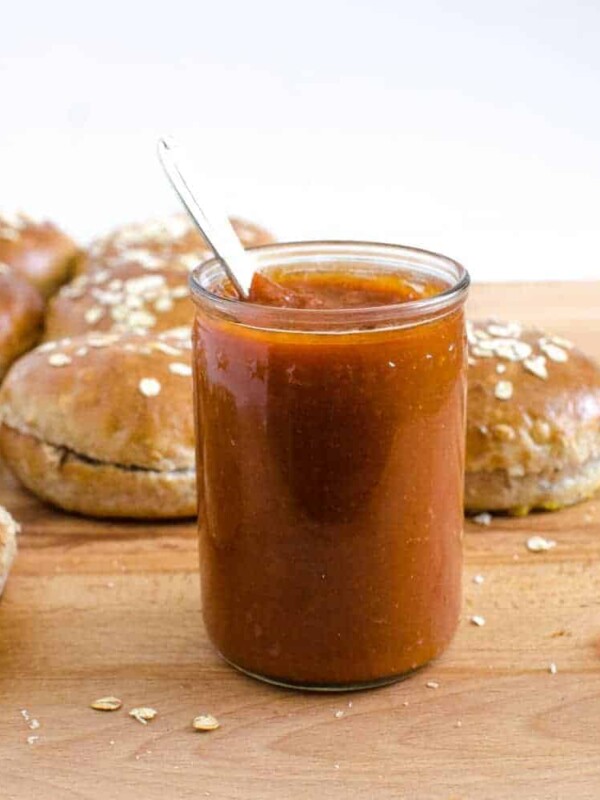 Quick, easy, and perfect for a party! This homemade barbecue sauce recipe takes about 20 minutes to put together and go great will all your sandwiches, pulled pork, and more!