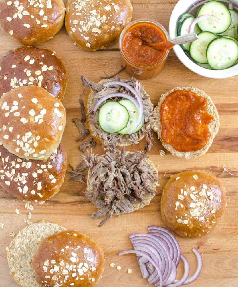 Ultimate Pulled Pork Sandwiches are perfect for anyone who is on Team Simple for their party food.