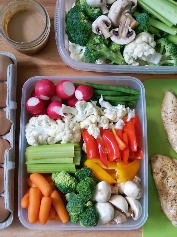 Prepping a veggie box once a week will make your life easier, increase your vegetable intake, and round out all of your meals.