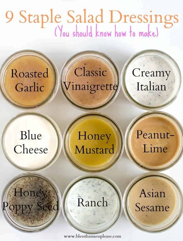 How to Make Homemade Salad Dressing: 9 Easy Recipes!