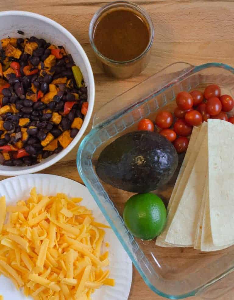 Black Bean and Sweet Potato Enchilada Bake Easy Vegetarian Enchilada
