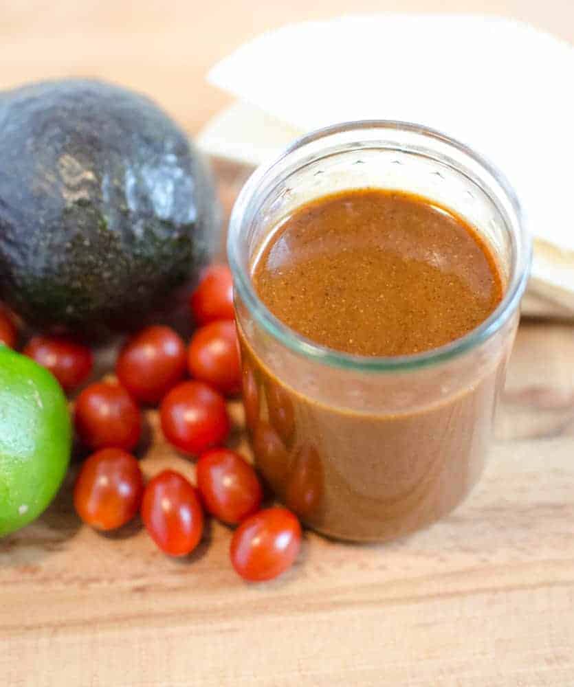 Quick and easy Homemade Red Enchilada Sauce made from simple things from your pantry like oil, chili powder, and broth in about 15 minutes.