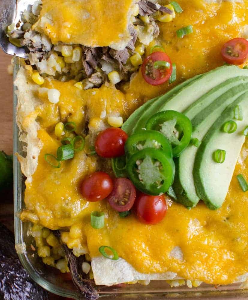 Corn Enchilada Bake Corn Enchilada Bake