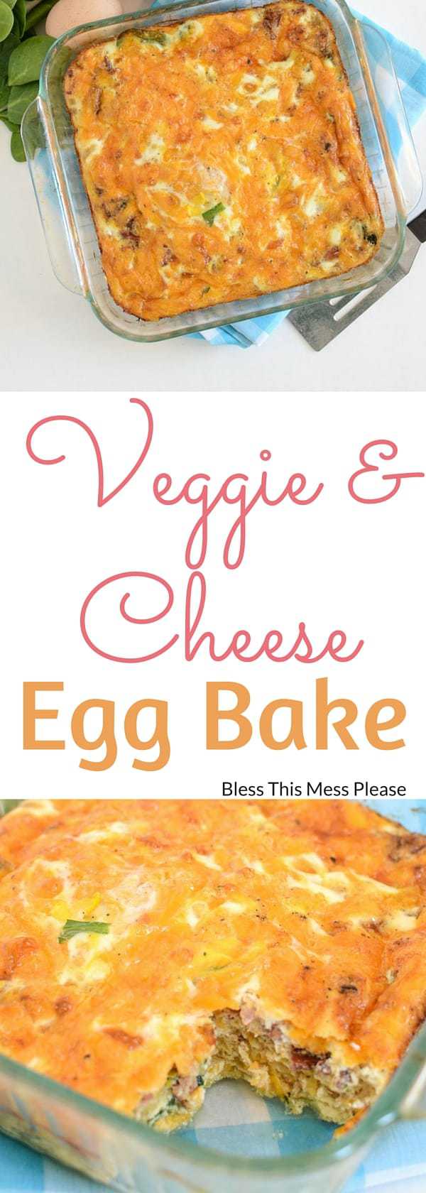 Bacon and Cheese Egg Bake Easy Breakfast Casserole Recipe