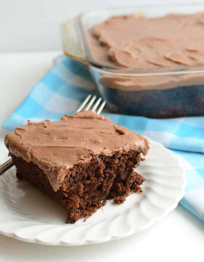 The Best Chocolate Zucchini Cake recipe ever! It turns out perfect every time!
