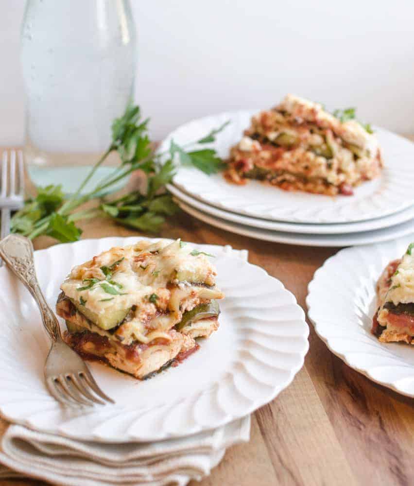 Easy, healthy vegetable lasagna made in the slow cooker. So much to love!