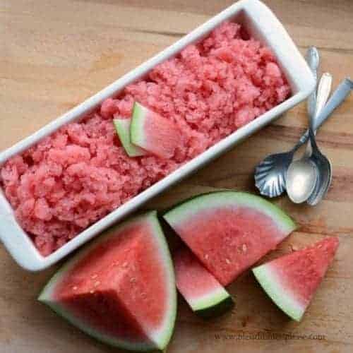 Image of watermelon granita