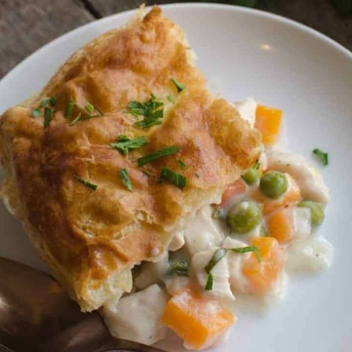 Easiest Chicken Pumpkin Pot Pie Simple and Delicious Pot Pie