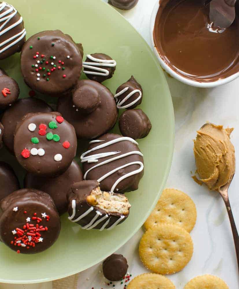 No-Bake Chocolate-Covered Fluffernutter Cookies are simple, delicious treats.