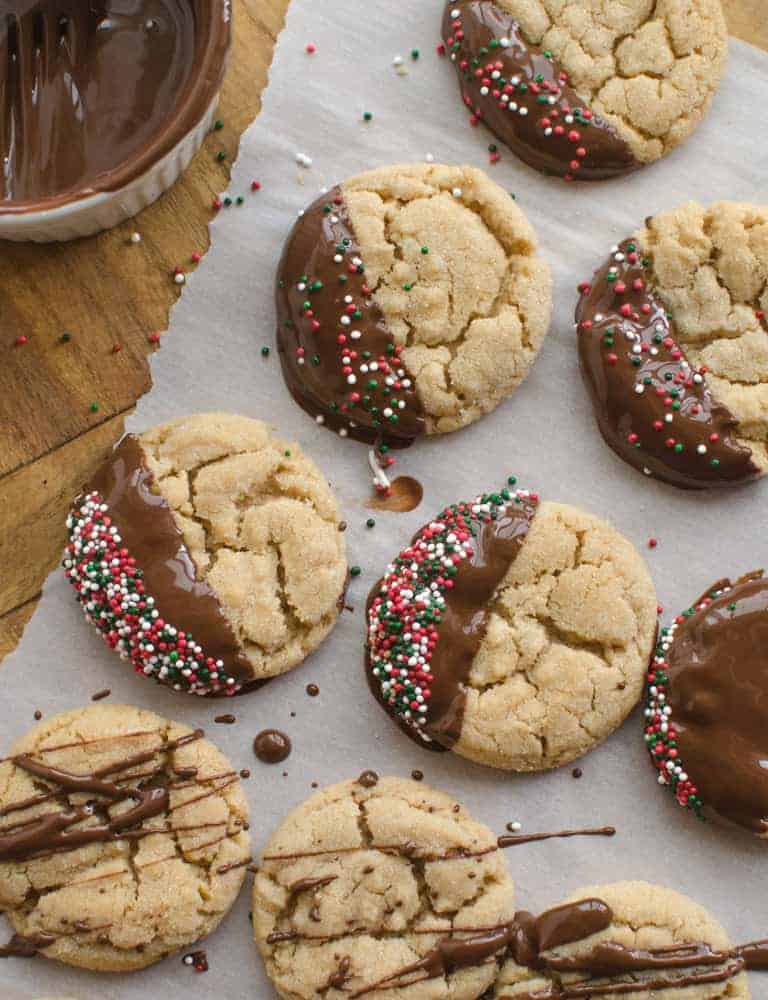 Peanut Butter Cookies for Christmas