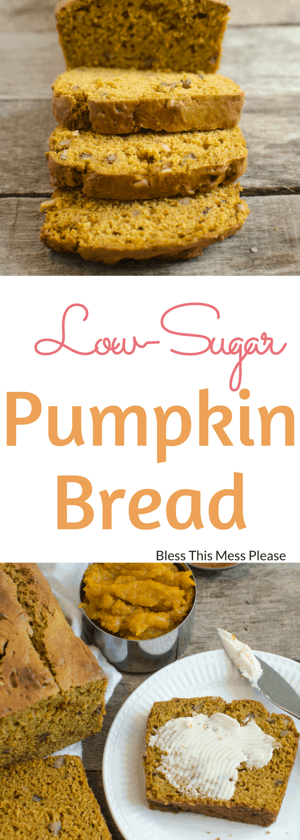 Low-Sugar Pumpkin Bread