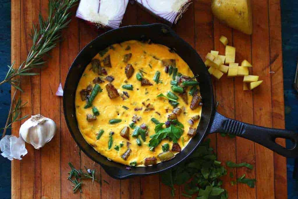 One Skillet Meals - Green Bean Frittata