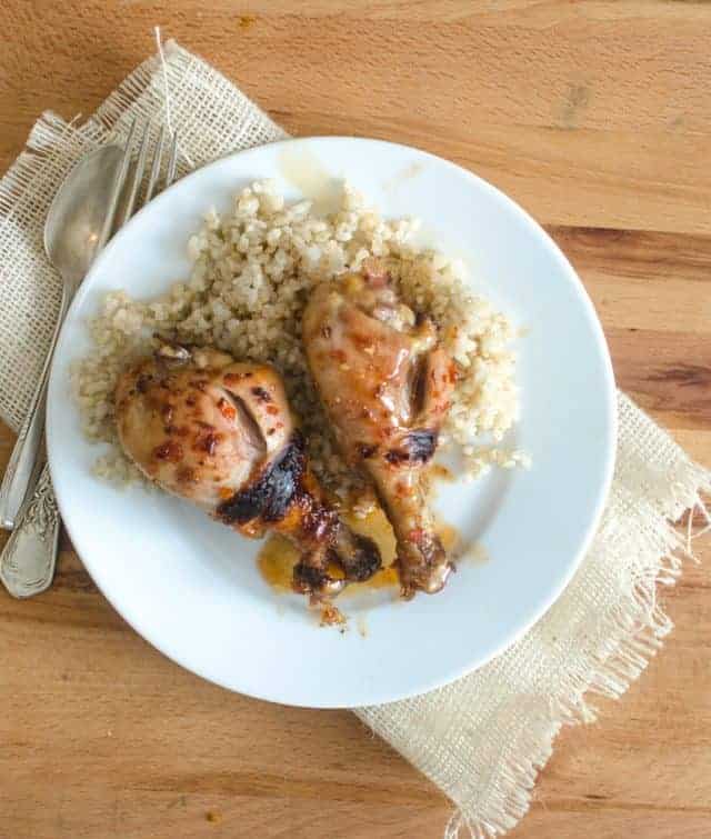 Sweet Chili and Ginger Chicken Legs