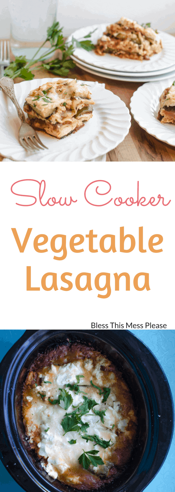Slow Cooker Vegetable Lasagna