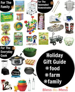 2016 Holiday Gift Guide: Food, Farm, Family