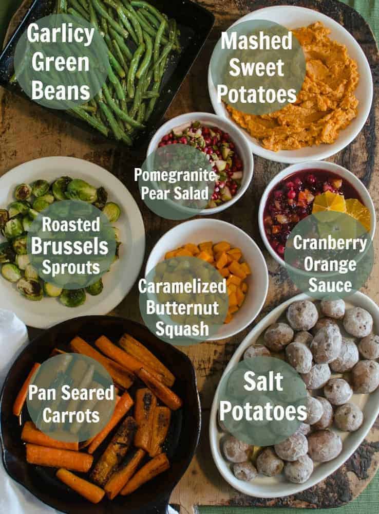 Five Ingredient Sides will save you time on Thanksgiving - and there are 8 easy recipes for them here! Bonus: everything is easily made vegan/gluten-free.