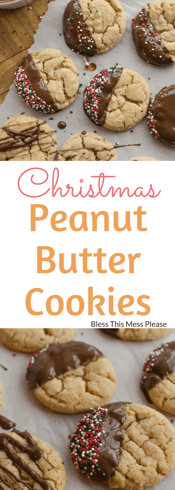 Christmas Peanut Butter Cookies