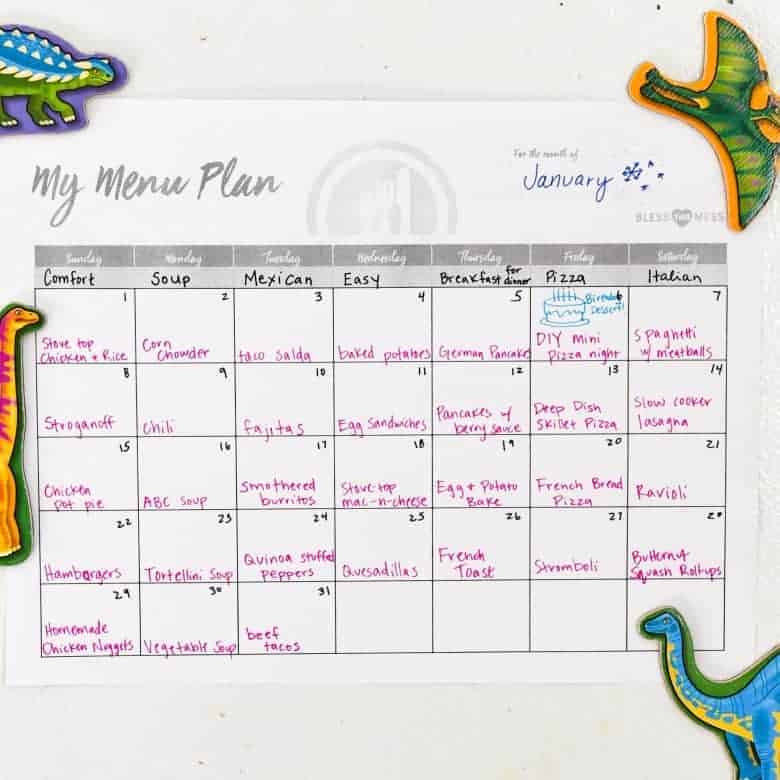 busy moms basic meal planning bless this mess please