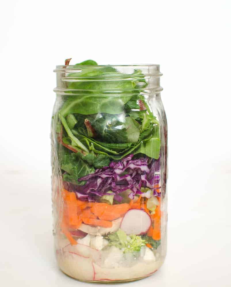 Everyday Mason Jar Salad - Simply Scratch