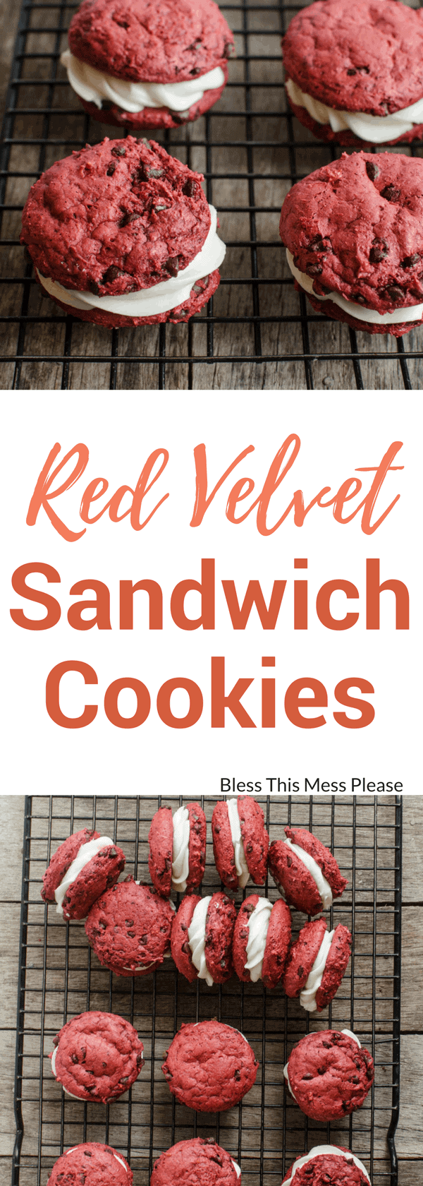 Easy Red Velvet Sandwich Cookies