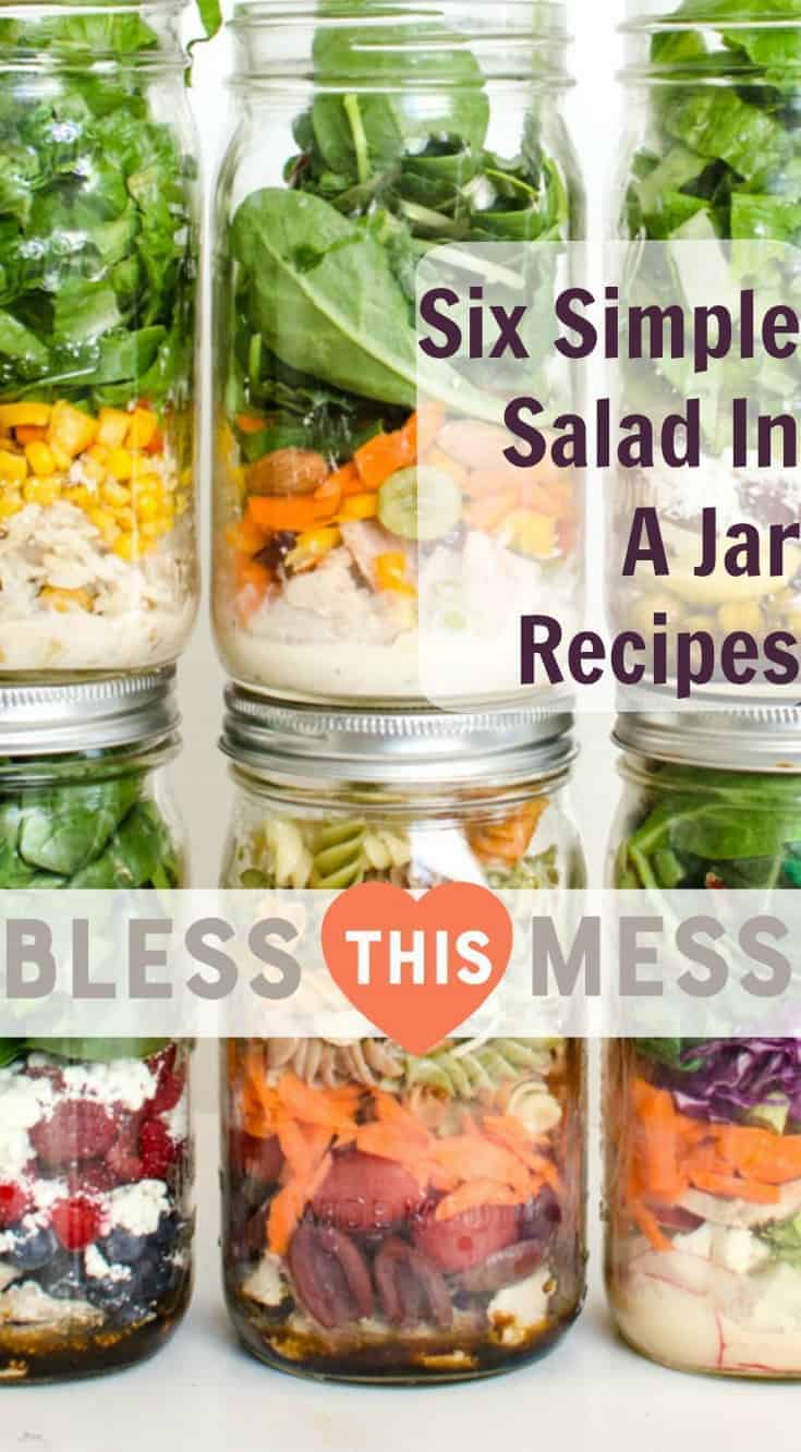 Everyday Mason Jar Salad - Simply Scratch