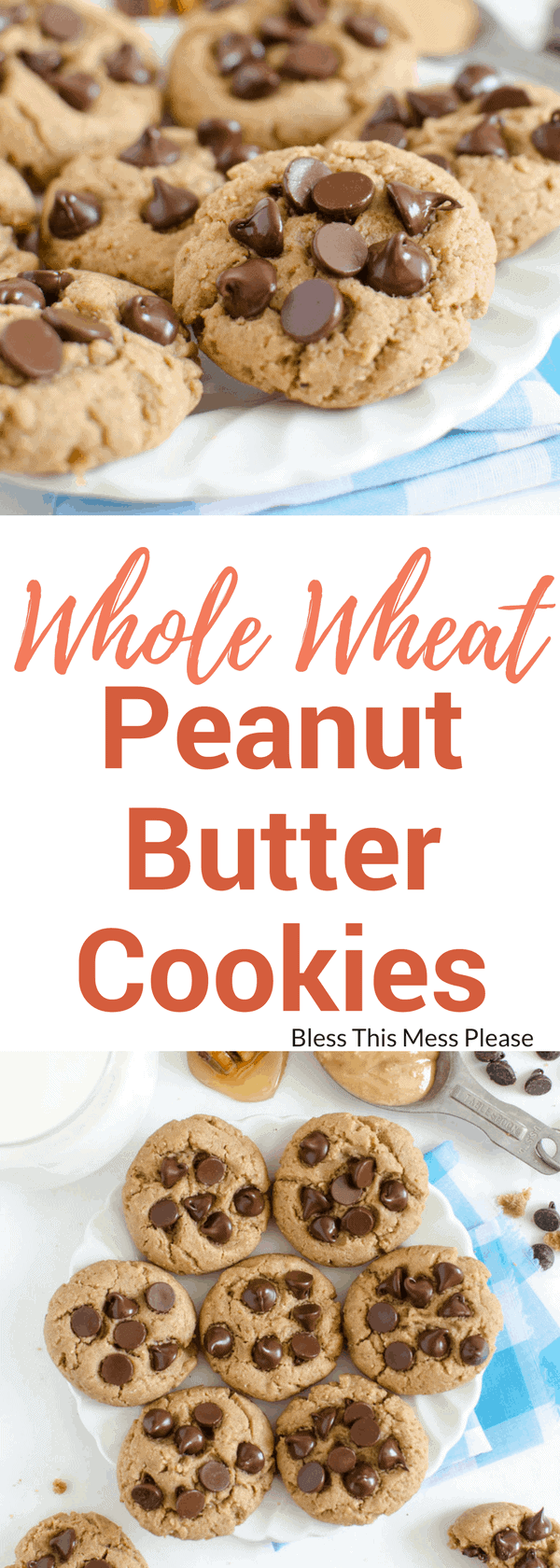 Whole Wheat Peanut Butter Cookies