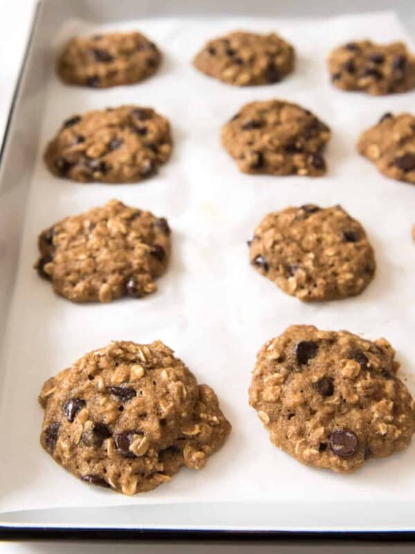 This Healthy Applesauce Cookie recipe is delicious & easy! Your kids can help you make & devour the cookies! They're great for a busy morning breakfast too.