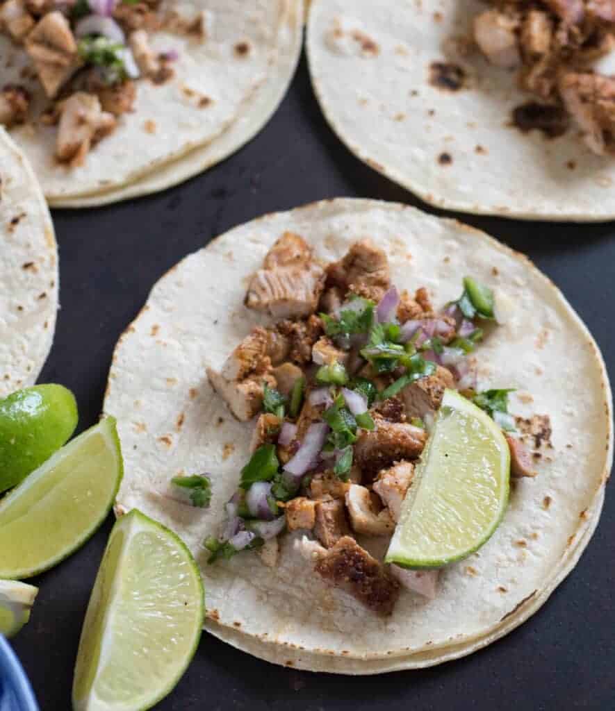 The BEST Chicken Tacos Ever Easy Chicken Thighs Dinner Idea