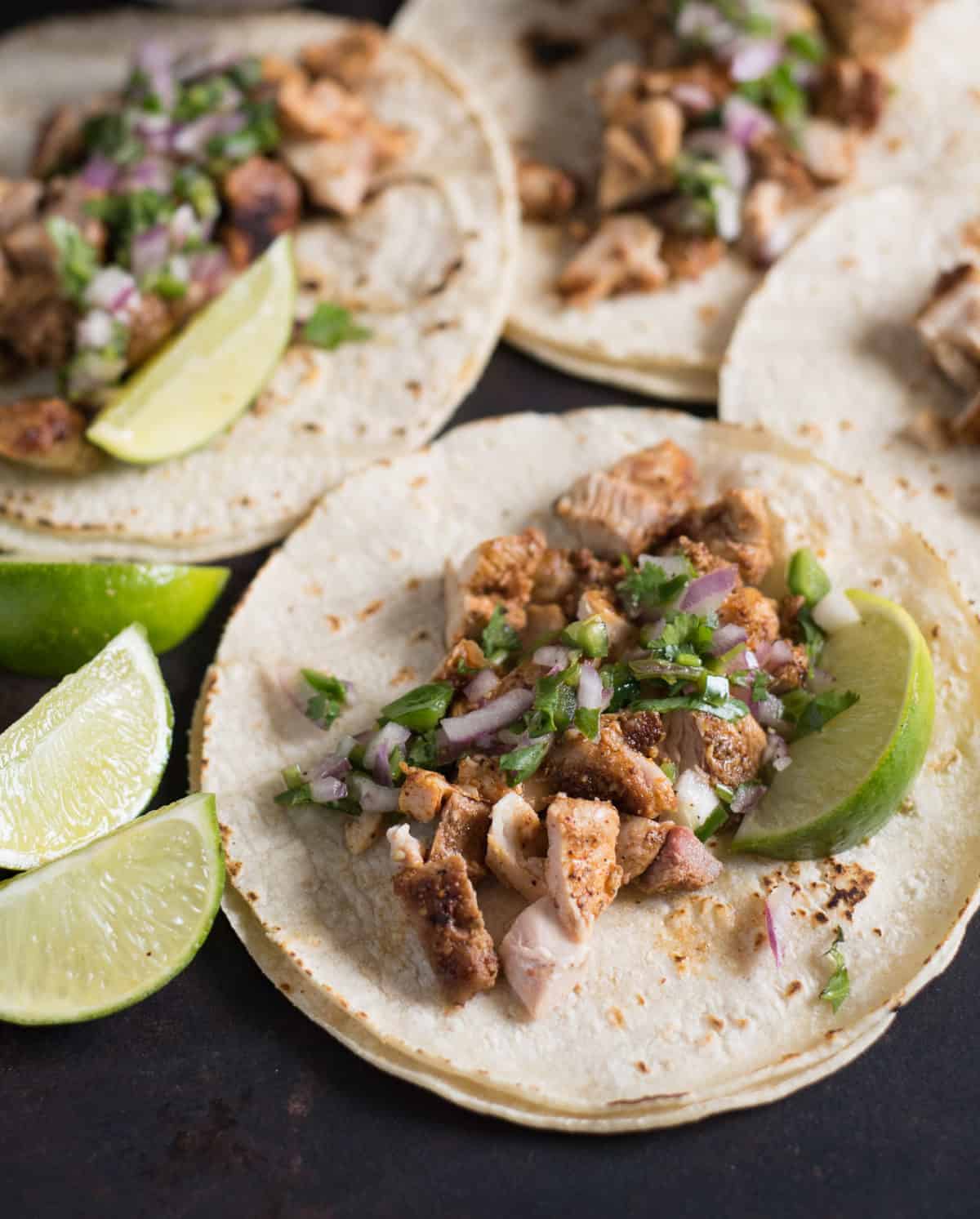 Easy 25 Minute Chicken Tacos | The BEST Chicken Tacos Recipe!