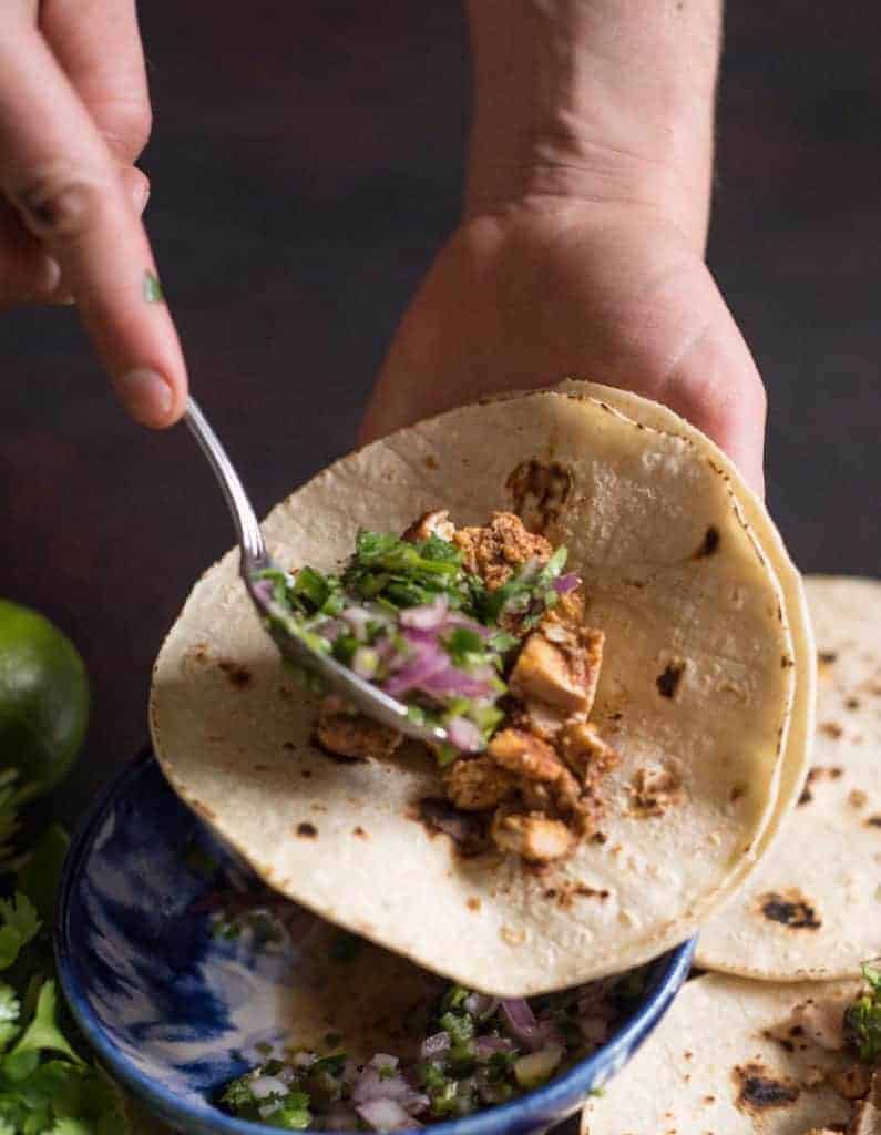 The BEST Chicken Tacos Ever | Easy Chicken Thighs Dinner Idea