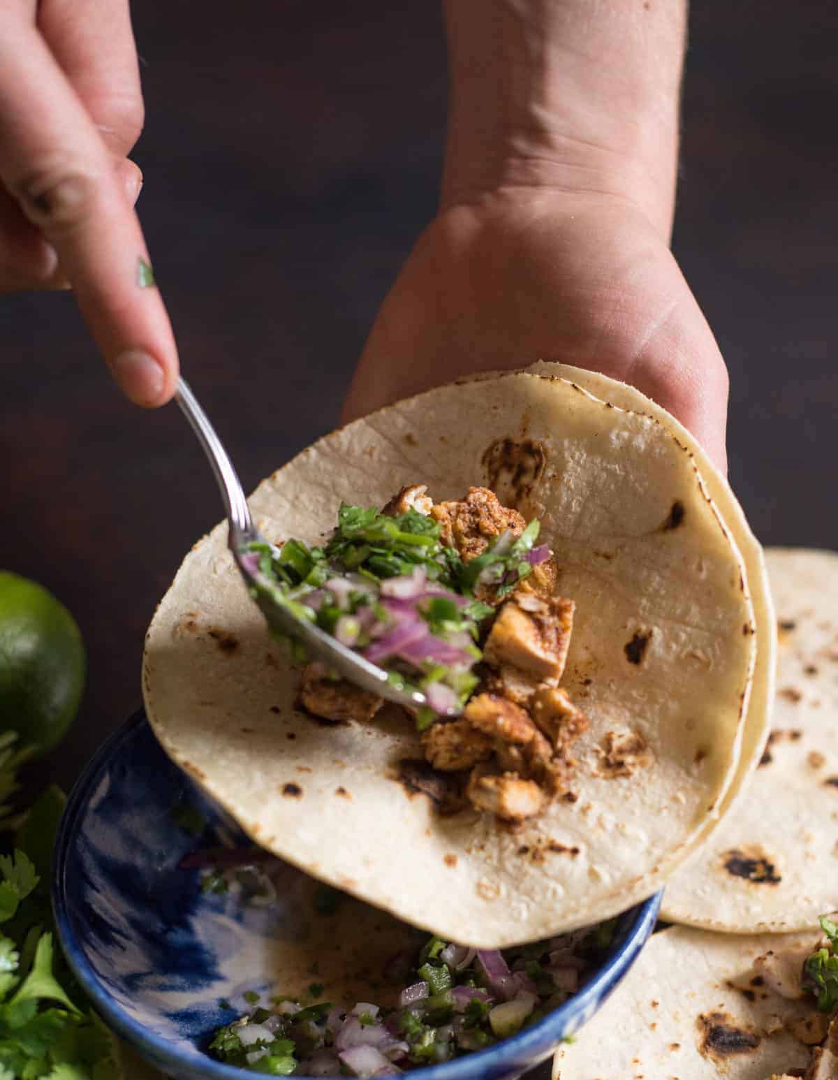 The Best Chicken Tacos Ever — Bless this Mess