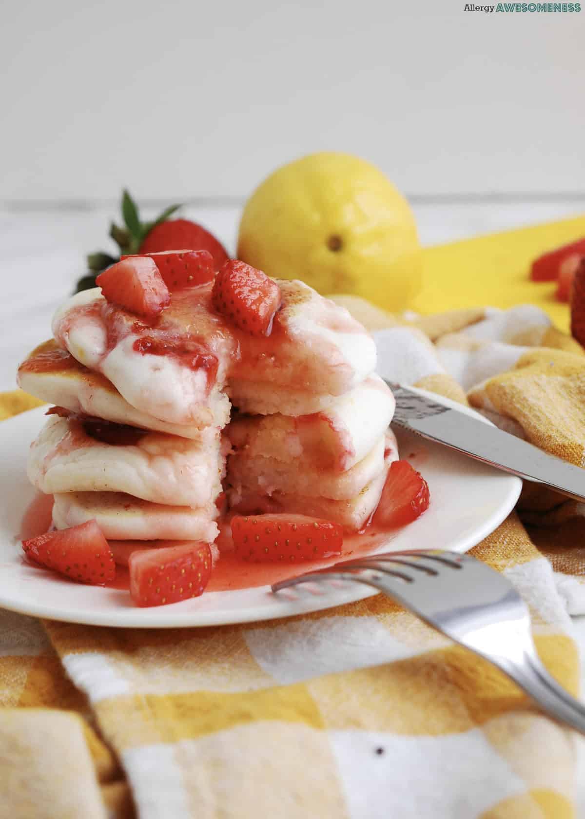 Strawberry Pancake Recipe 