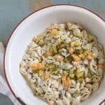 shells with veggies as a pasta salad