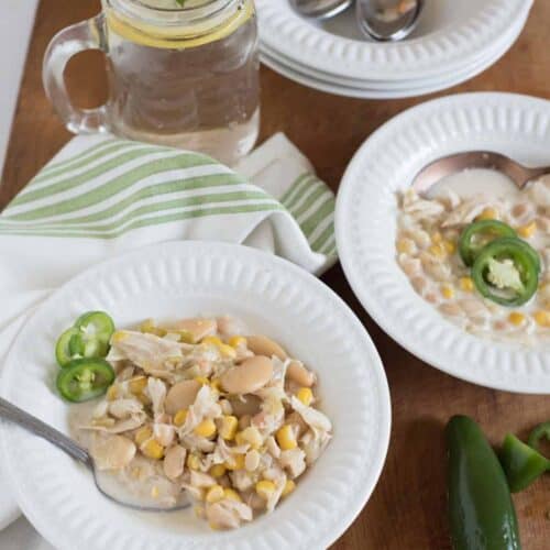 Creamy Slow Cooker White Chicken Chili Easy Chili Recipe