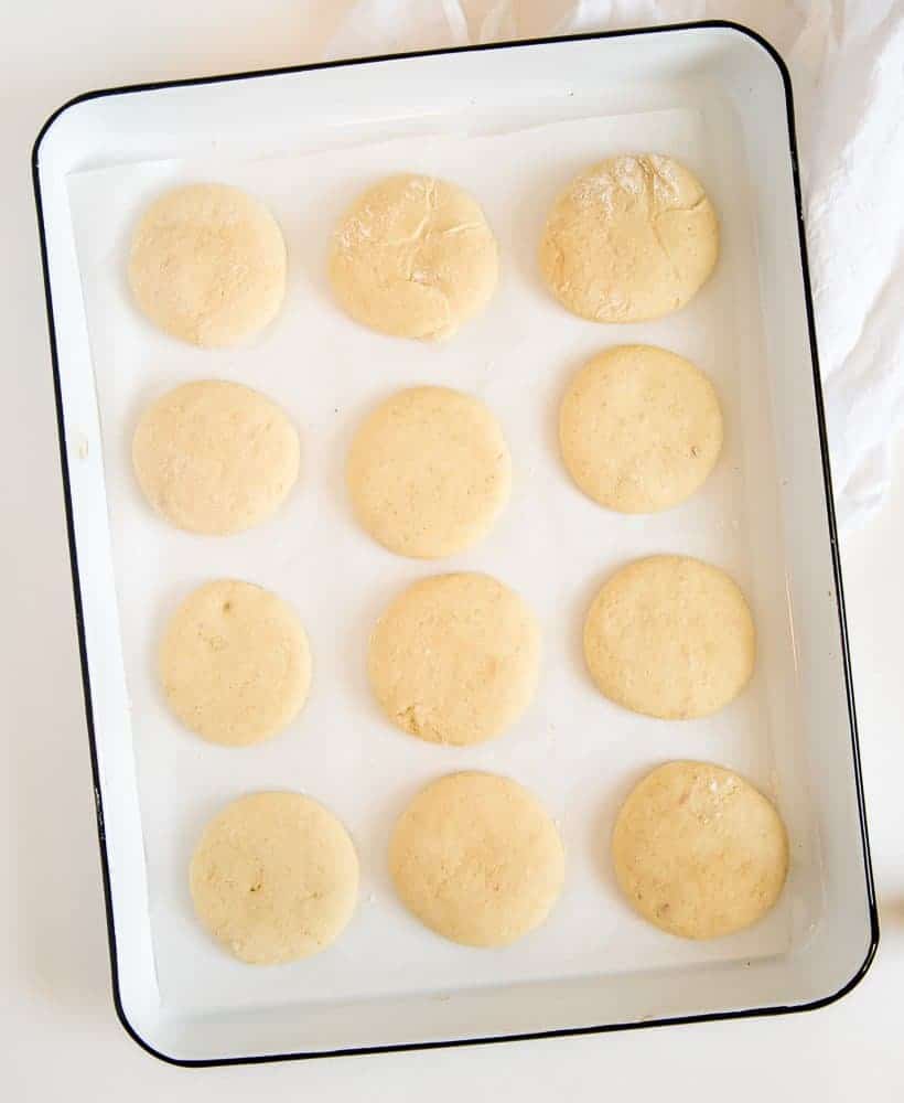 Greek Yogurt Sugar Cookies are the softest, fluffiest sugar cookies of all time, and they keep their shape super well. The not-so-secret secret ingredient? Greek yogurt, of course!