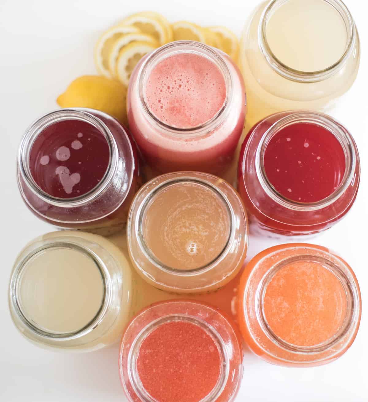 8 different homemade lemonade recipe all in one place! Learn how to make lemonade with fresh lemons or lemon juice in varieties like strawberry lemonade, raspberry lemonade, and even watermelon and tropical lemonade. This post will be your go-to guide for lemonade recipes.