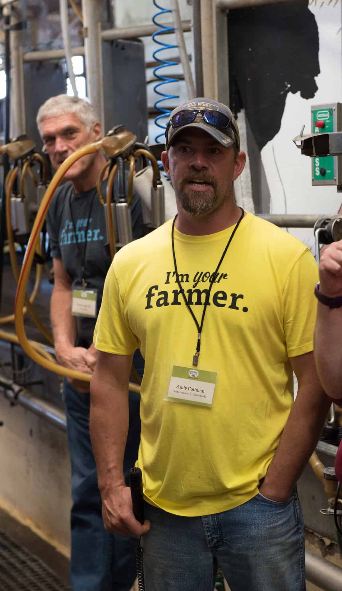 Organic dairy farm tour!