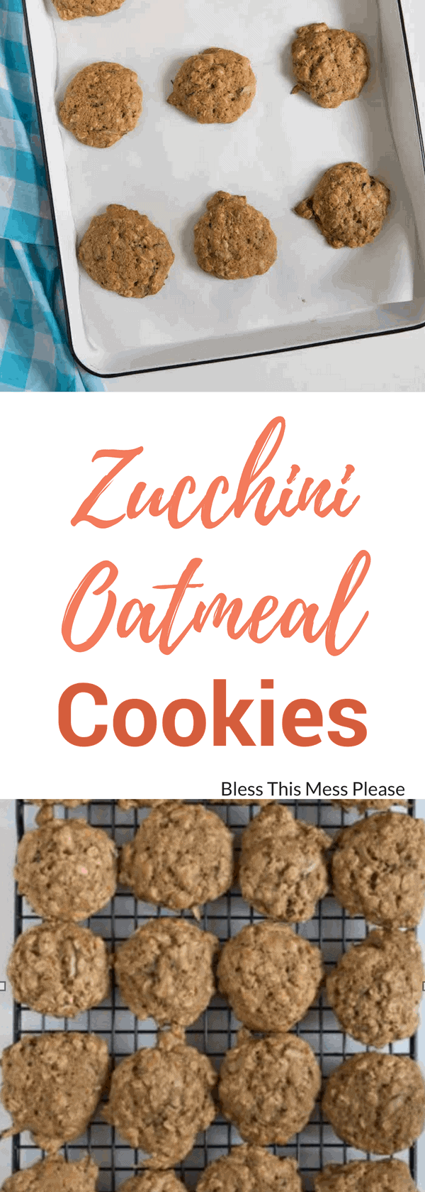 Zucchini Oatmeal Cookies