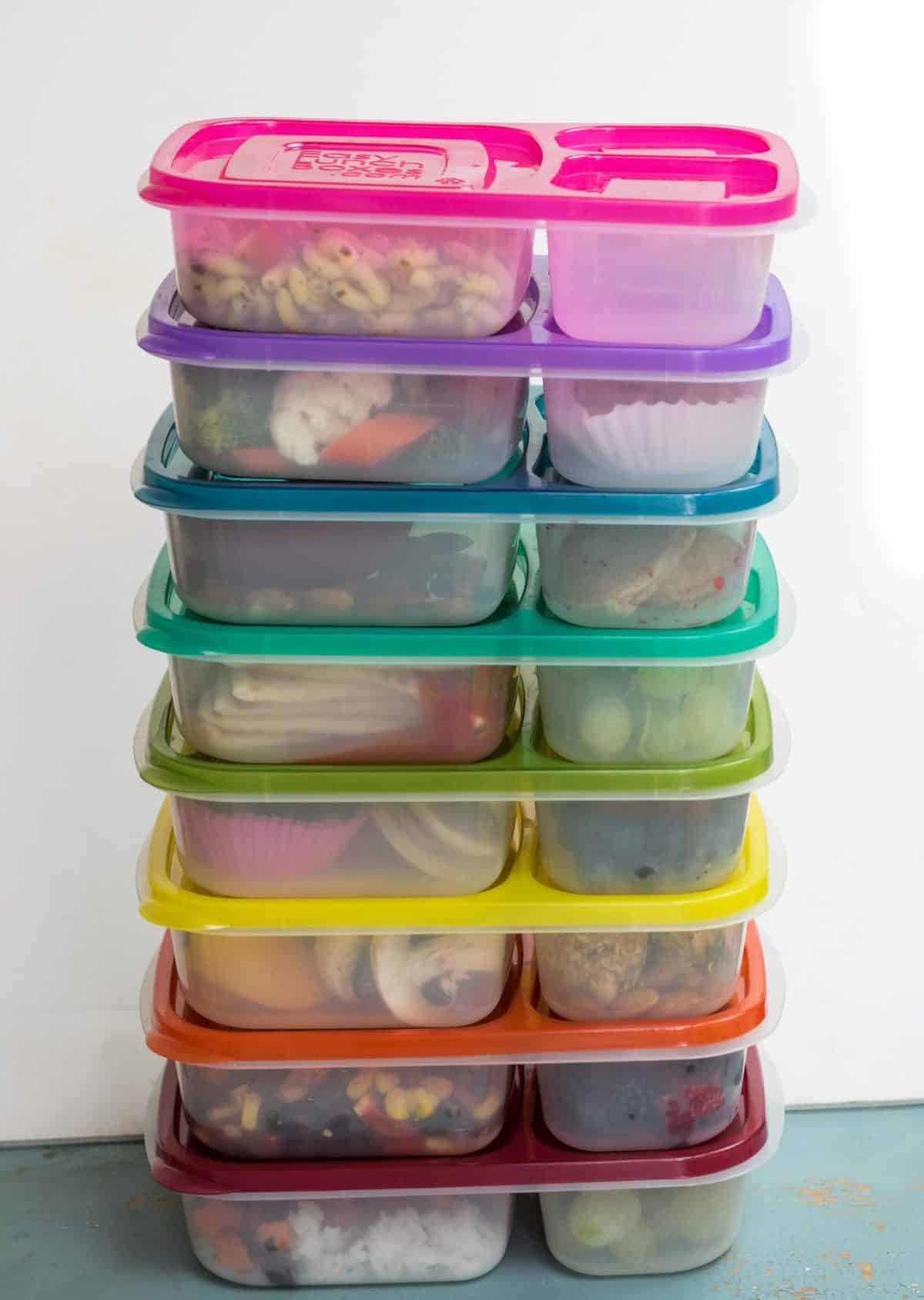 Rubbermaid Lunch Blox Salad Kit, with Topping Tray, and Dressing Container