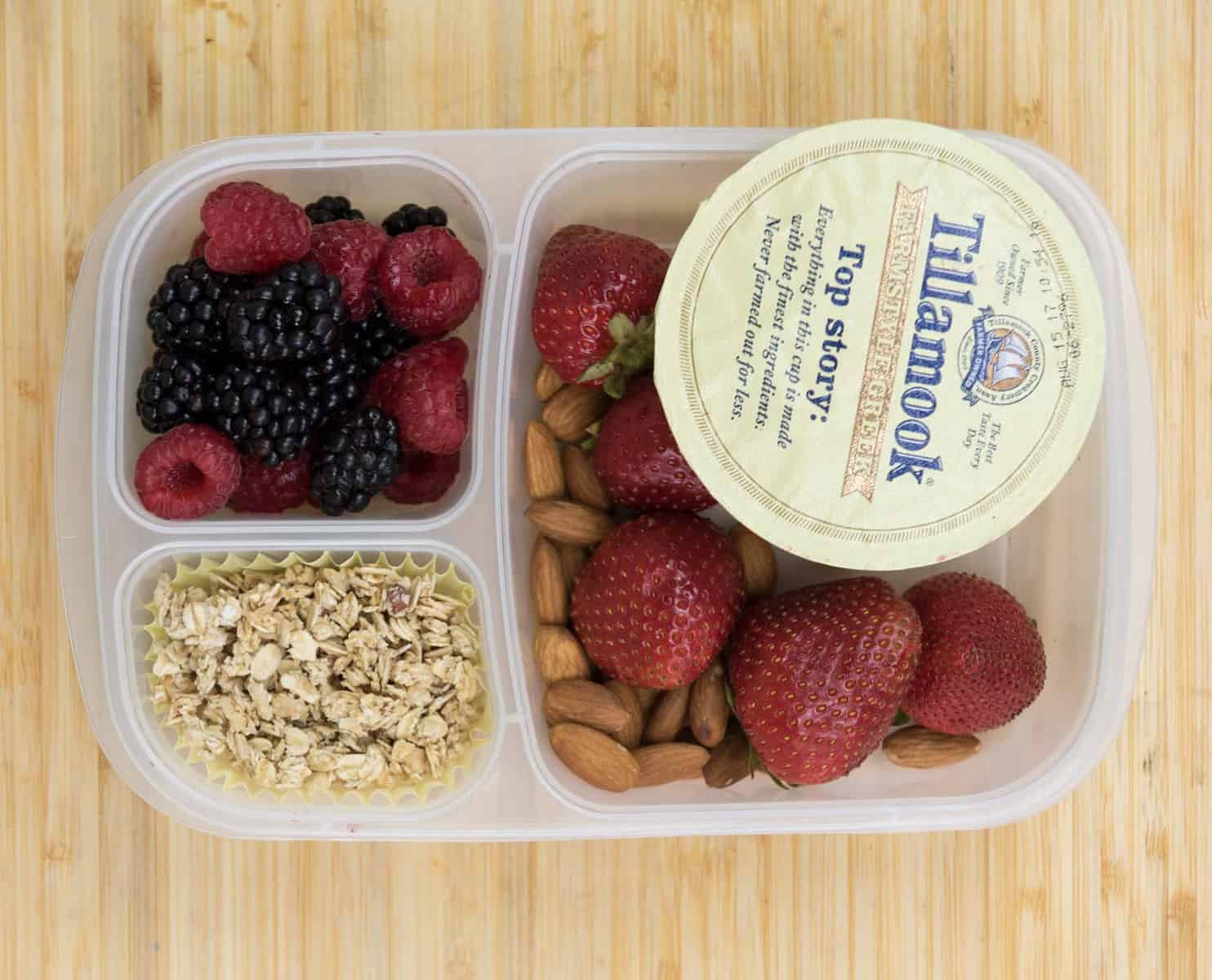 Lunch Box Ideas - Yogurt Parfait Lunch Box