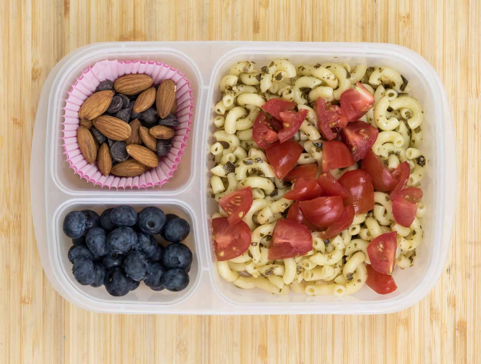 Lunch Box Ideas - Pesto Pasta Lunch Box