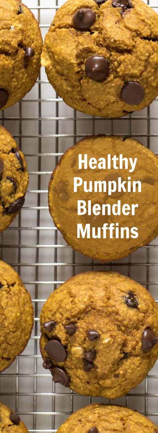 Healthy Pumpkin Blender Muffins