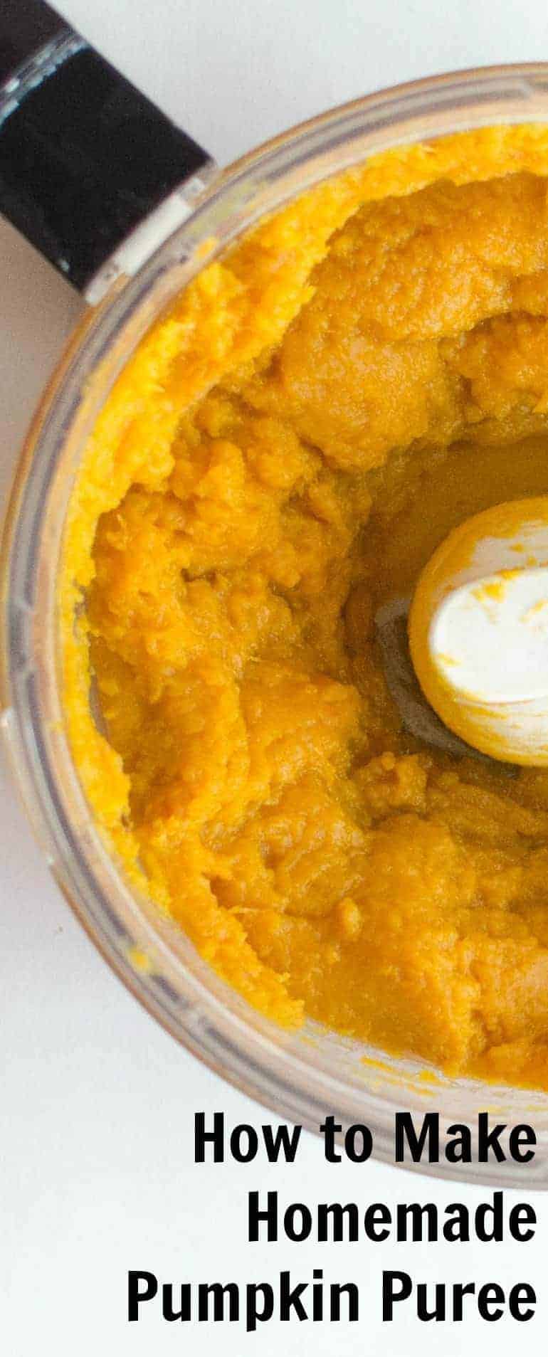 Homemade pumpkin puree is as simple as roasting, scooping, and blending a fresh pumpkin into a simple puree. You are going to love it's bright color, smooth texture, and simple preparation.