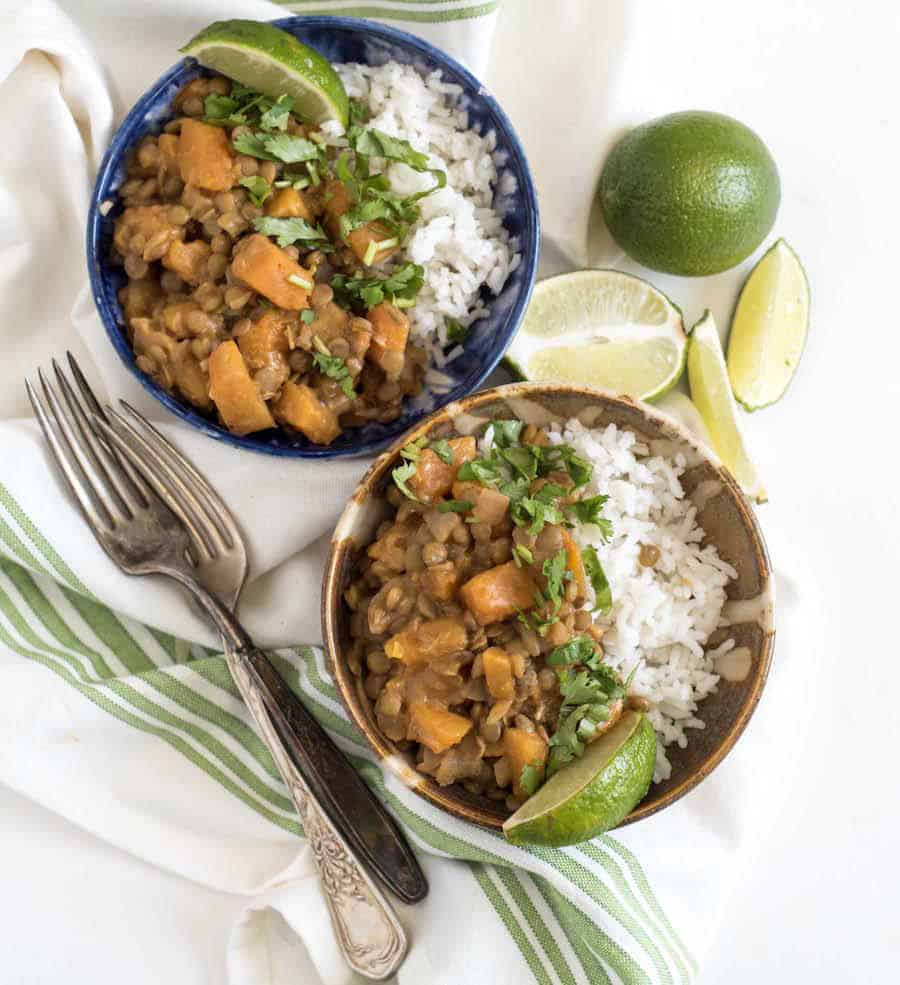 Lentil and Butternut Squash Curry | Butternut Squash Recipe