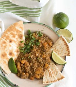 Easy Lentil Curry with Butternut Squash