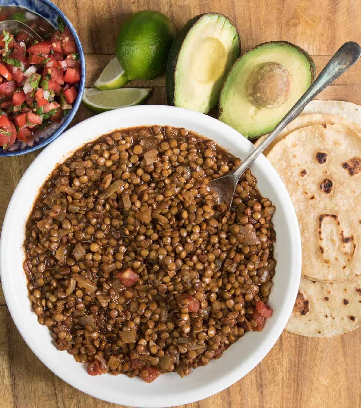 Quick, easy, and healthy lentil tacos are one of our favorite plant-based dinner ideas the whole family loves.