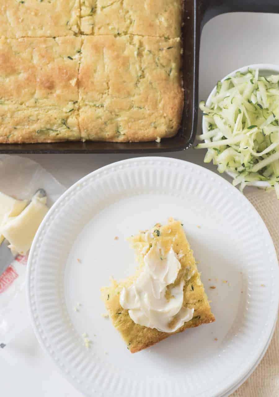 The Best Zucchini Cornbread Recipe | Easy, Fluffy & Sweet Cornbread