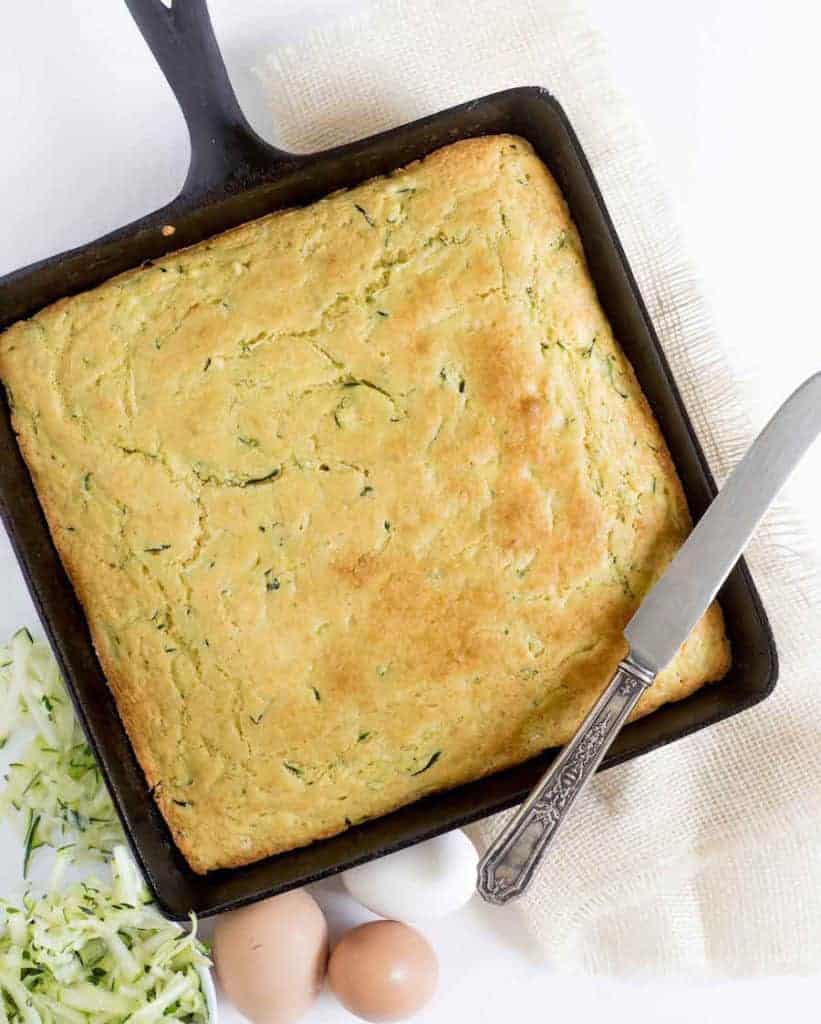 The Best Zucchini Cornbread Recipe | Easy, Fluffy & Sweet Cornbread