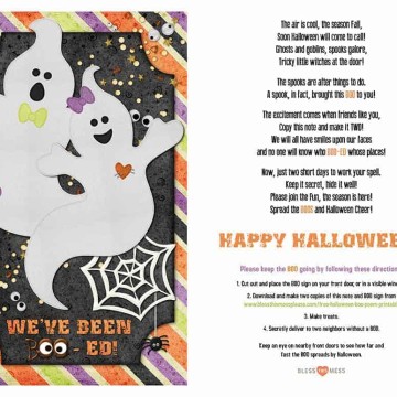Free Halloween Boo Poem (Printable)
