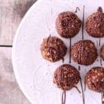 Melted Dark Chocolate Pumpkin Date Balls